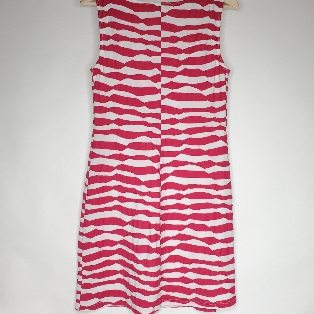 Papillion Blanc Size Medium Striped Dress - Picture 7 of 7